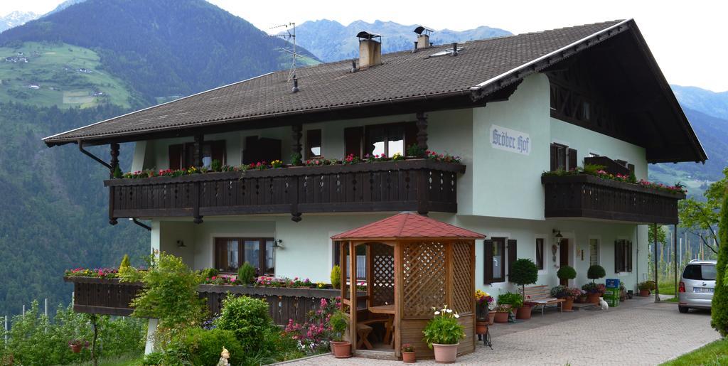 Zimmervermietung Groeberhof Schenna Exteriér fotografie